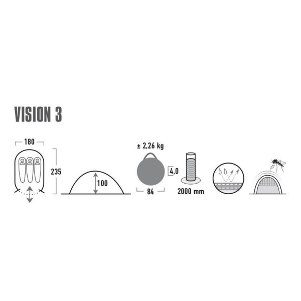 Vision 3 Pop-Up-Zelt