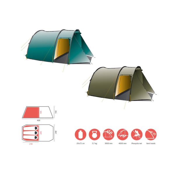 Robson 3 Campingzelt