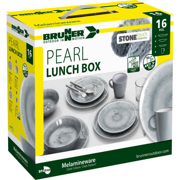 Lunch Box Pearl STONEtouch® 16 tlg. Geschirr-Set