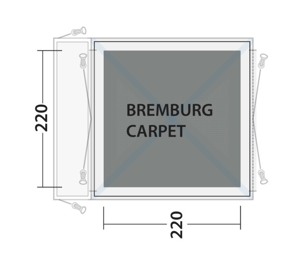 Cozy Carpet Milestone / Bremburg Zeltteppich
