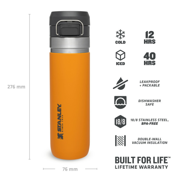 The Quick-Flip Water Bottle 0,7 l Thermos-Wasserflasche
