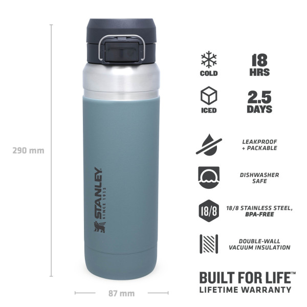 The Quick-Flip Water Bottle 1,06 l Thermos-Wasserflasche