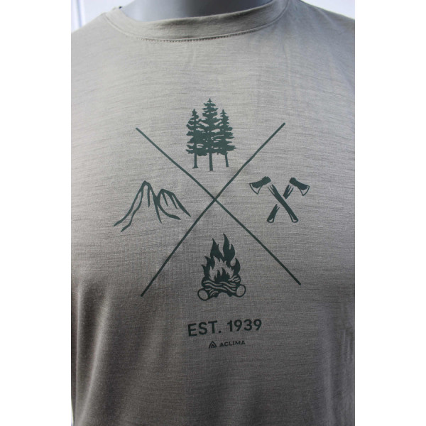 Lightwool Classic Tee X Print Men Herren T-Shirt
