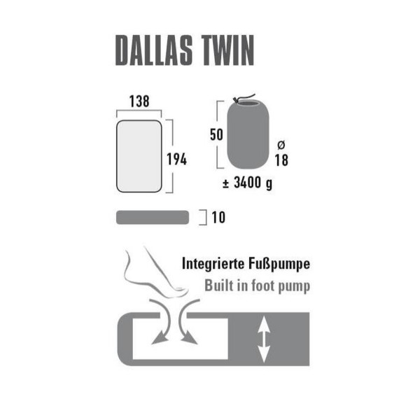 Dallas Twin Luftmatratze