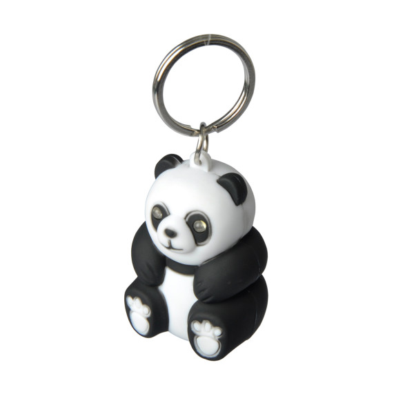 Panda LED und Sound Schlüsselanhänger